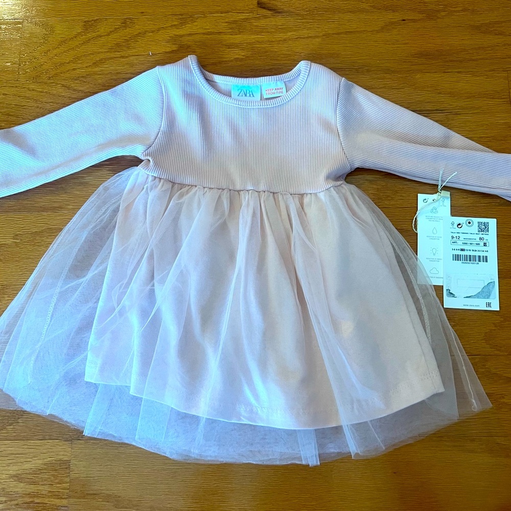New Zara Baby Girl Tutu Dress- Size 9-12 Months